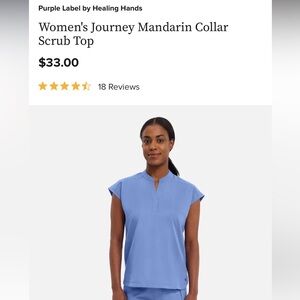 Healing Hands Women's Scrub Top And Bottom